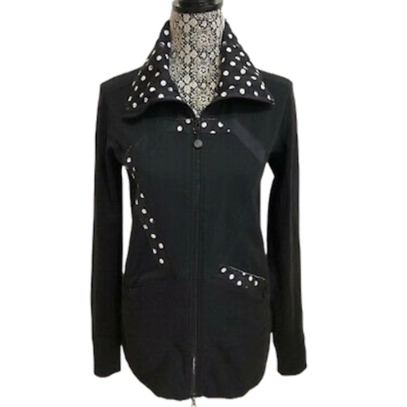 ✨RARE✨Lululemon black and white dot oragami jacket